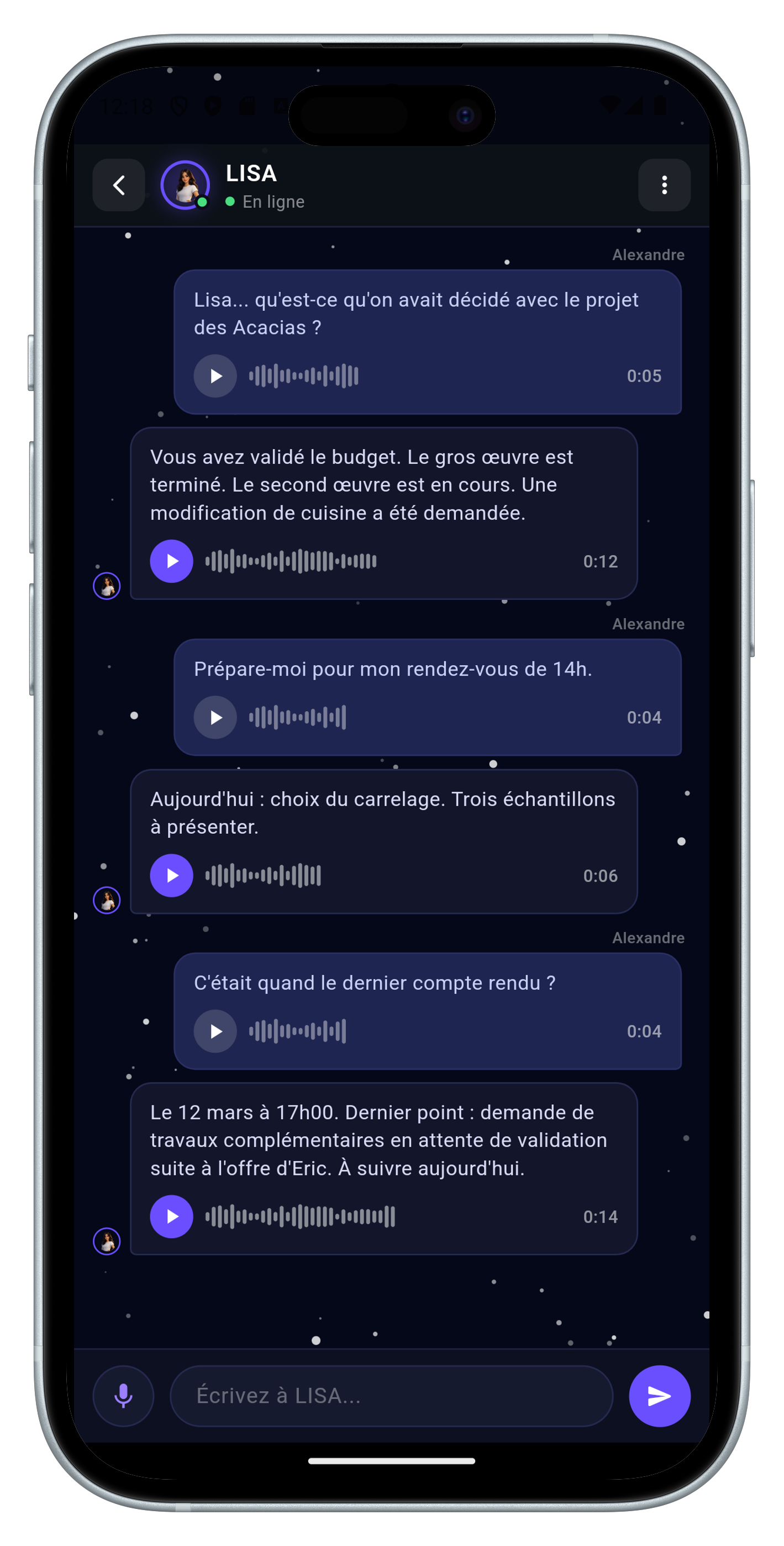 Lisa conversation demo